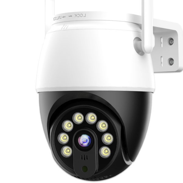 Išmani kupolinė lauko 8mp Ultra HD raiškos Wi-Fi kamera