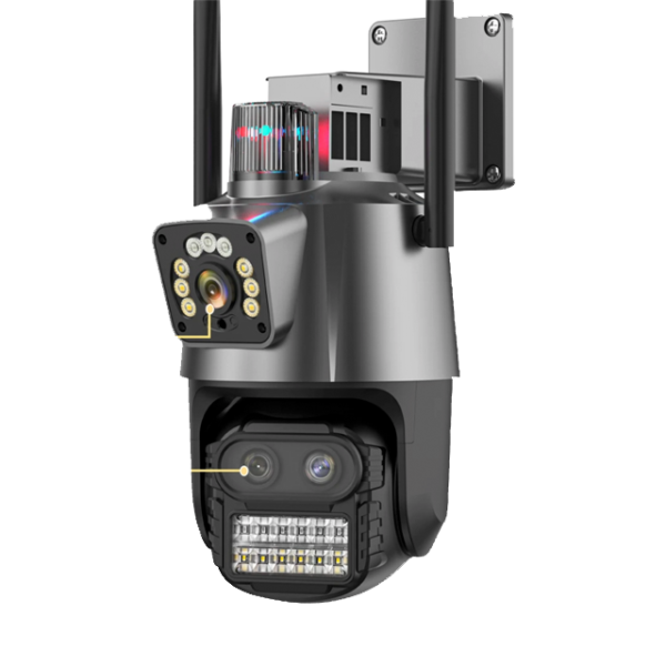 8MP HD raiškos WiFi 8X Zoom Dvejų objektyvų, Teritorijos apsaugos kamera