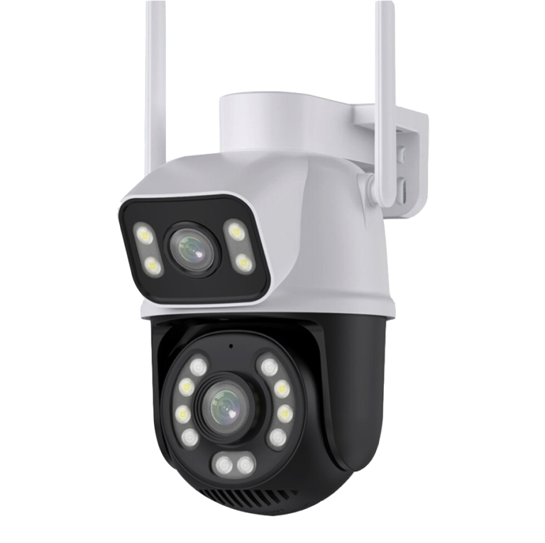Dvejų objektyvų lauko WiFi kamera 4K 8MP raiškos