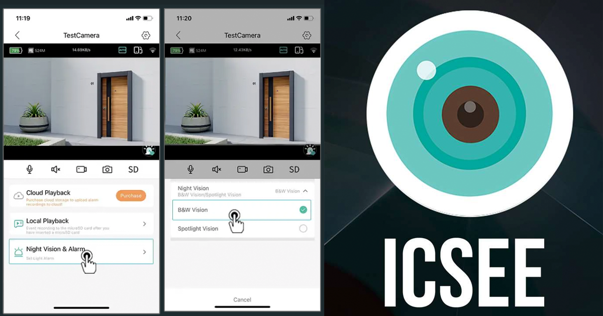 Kaip prijungti WiFi kamerą prie telefono? Icsee programėlė