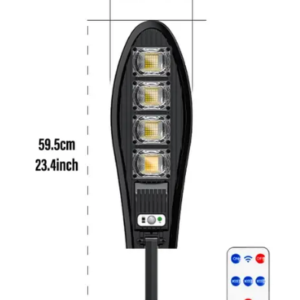 LED lauko šviestuvas su saulės baterija ir judesio davikliu 168LED