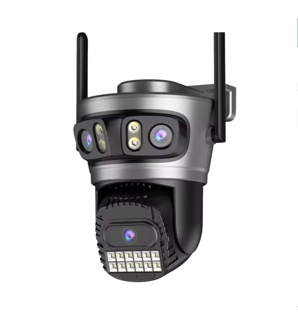 15MP raiškos WiFi 10X Zoom Trijų objektyvų, Teritorijos apsaugos kamera