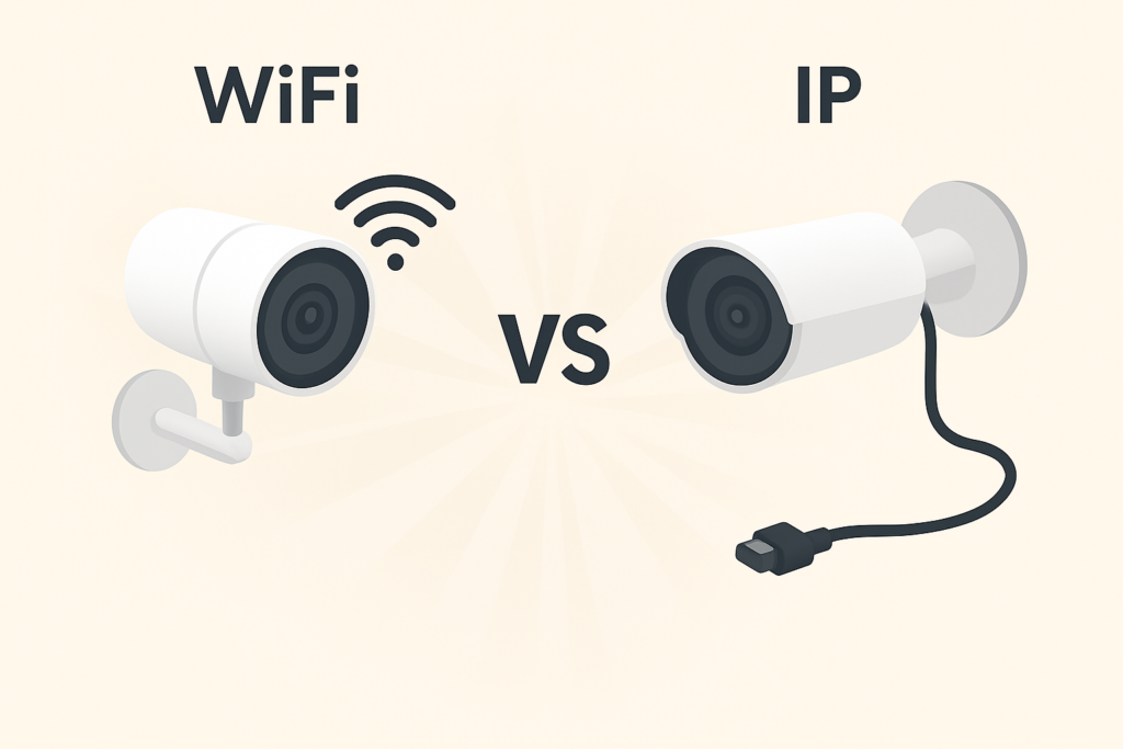 WiFi ar IP apsaugos kamera